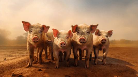 猪的可爱与趣味 从画笔到千库网的艺术呈现