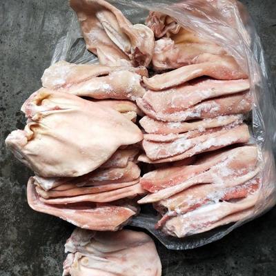 江苏南京浦口区猪副产品 新鲜冷冻猪耳朵批发，18.00元/斤